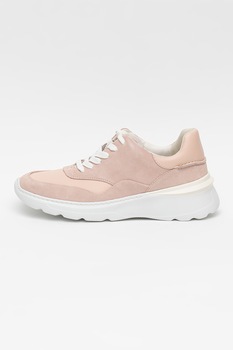 Clarks, Pantofi sport de piele si piele intoarsa SprintLiteLace Clarks, Pantofi sport de piele si piele intoarsa SprintLiteLace