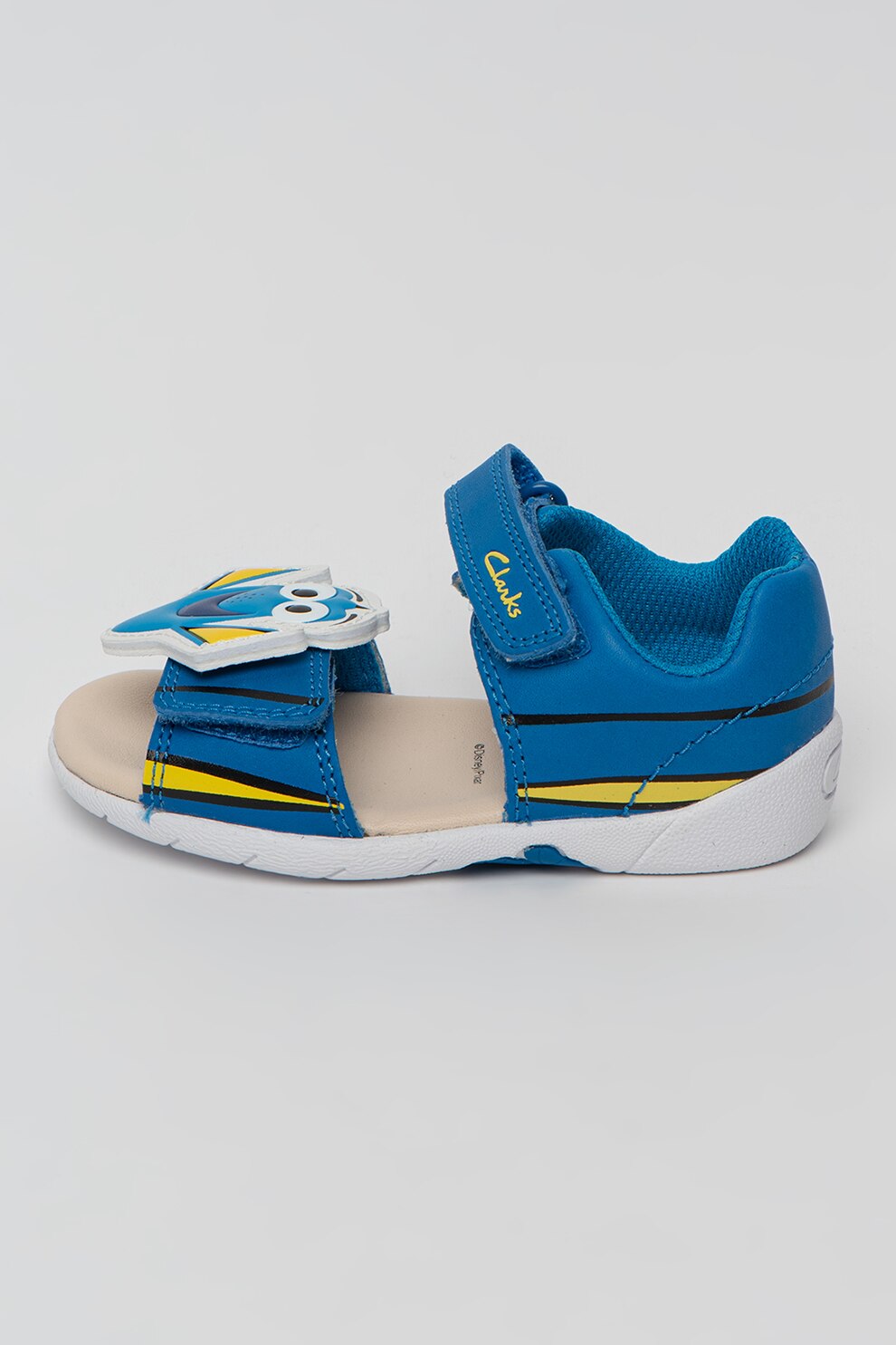 Clarks, Sandale de piele cu velcro Zora