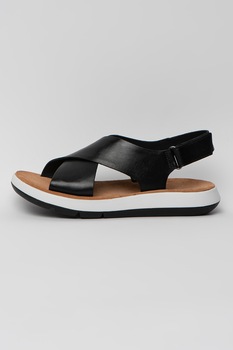 Clarks, Sandale de piele cu model incrucisat Jemsa Cross Clarks, Sandale de piele cu model incrucisat Jemsa Cross