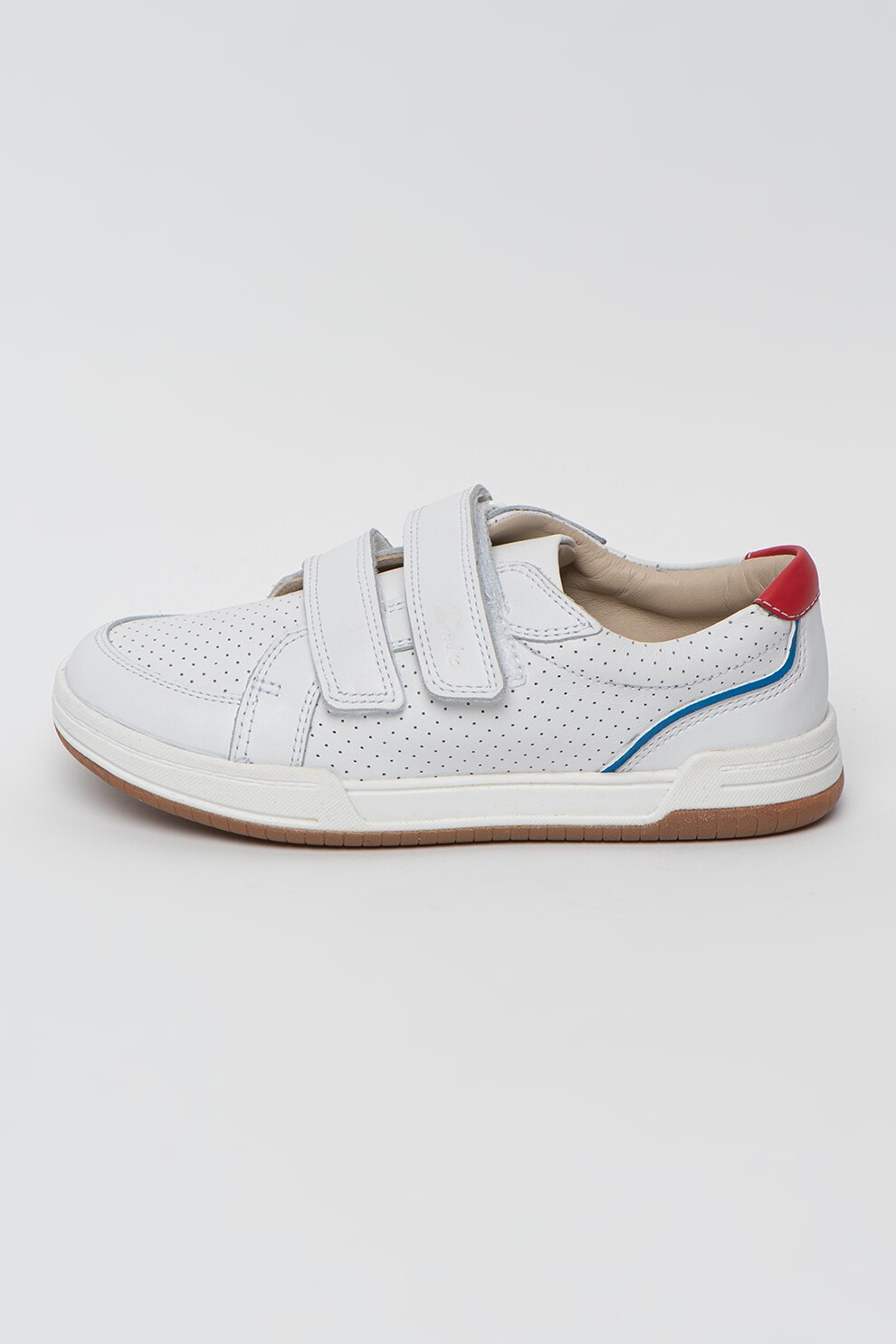 Clarks, Pantofi sport cu velcro si insertii de piele Fawn Solo