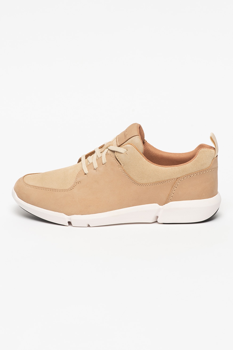 Clarks, Pantofi sport de piele intoarsa si piele nabuc TriStellar Go