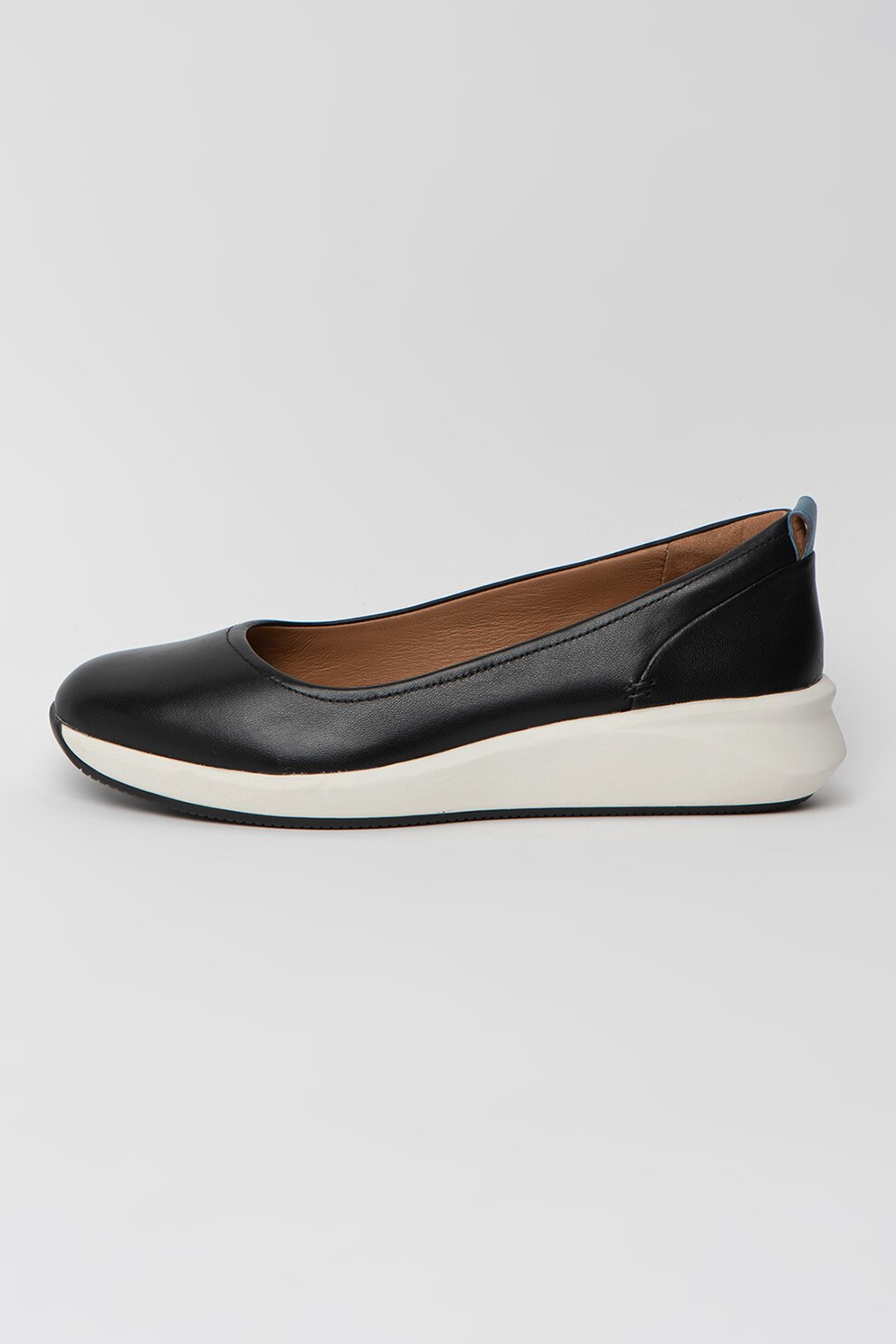 Clarks, Balerini wedge de piele Un Rio