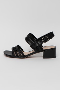 Clarks, Sandale slingback de piele cu toc inalt Caroleigh Clarks, Sandale slingback de piele cu toc inalt Caroleigh