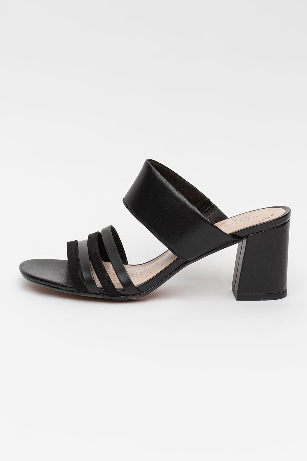 Clarks, Papuci de piele cu toc Jocelynne Andi