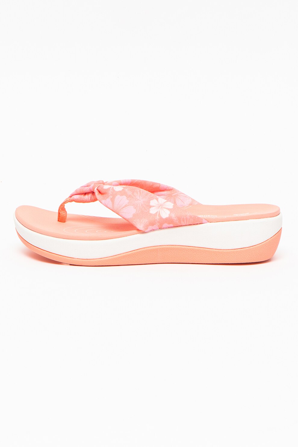 Clarks, Papuci flip-flop cu talpa wedge Aria Gilson