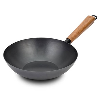 Tigaie wok 28 cm din otel carbon Cantonese NAVA NV 166-011 Tigaie wok 28 cm din otel carbon Cantonese NAVA NV 166-011