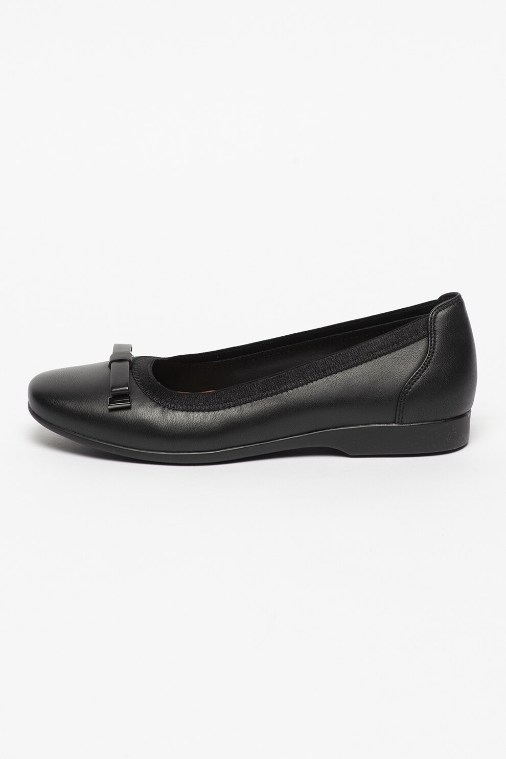Clarks, Balerini de piele Darcey, Negru, 3.5