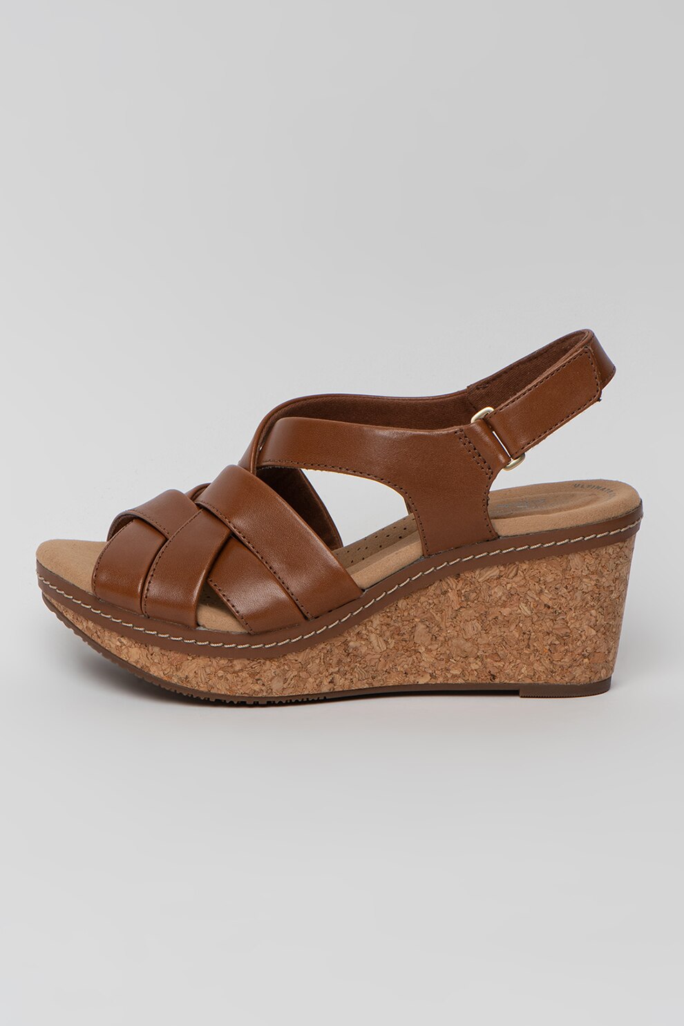 Clarks, Sandale wedge de piele Annadel Reyna