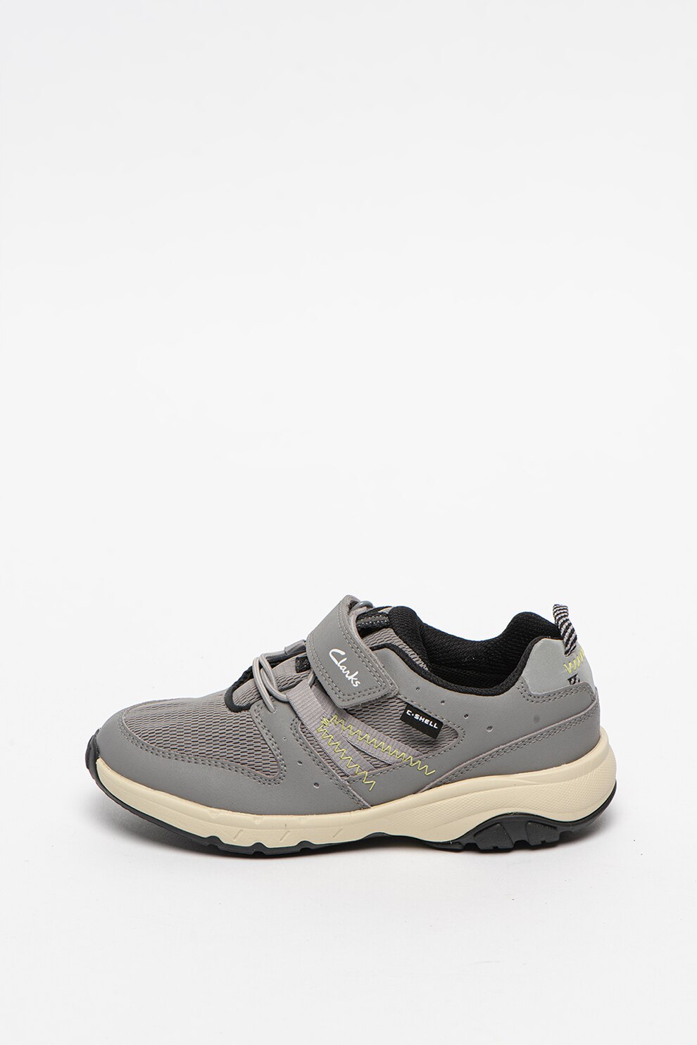 Clarks, Pantofi sport de piele cu garnituri de plasa Rock Trek