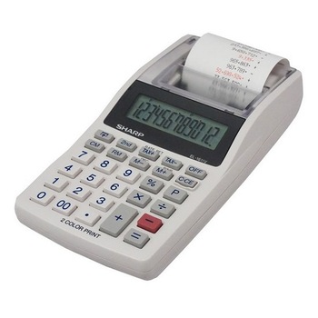 Calculator cu banda, portabil, 12 digiti, SHARP EL-1611V Calculator cu banda, portabil, 12 digiti, SHARP EL-1611V