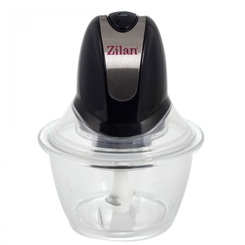 Tocator legume-fructe , ZILAN ZLN8167, putere 300W, vas din sticla 1L, cutit inox, 2 trepte de viteza, negru Tocator legume-fructe , ZILAN ZLN8167, putere 300W, vas din sticla 1L, cutit inox, 2 trepte de viteza, negru