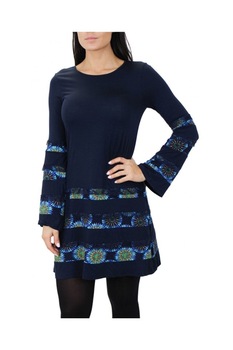 Rochie, Desigual 17WWVKWF, Bleumarin Rochie, Desigual 17WWVKWF, Bleumarin