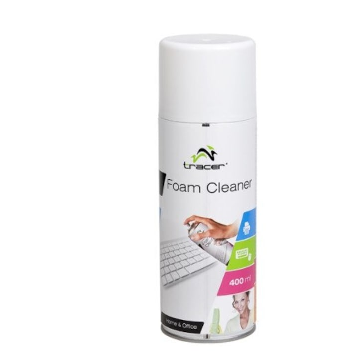 Tisztítóhab TRACER műanyag 400ml - TRA00141