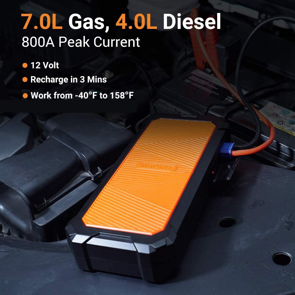 Starter auto Autowit, Jump SuperCap 2, 15.5 V, 800 A, USB, Galben