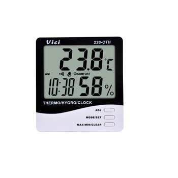 Termohigrometru ambianta – 230-CTH Vici – Termometru, umidometru, ceas Termohigrometru ambianta – 230-CTH Vici – Termometru, umidometru, ceas