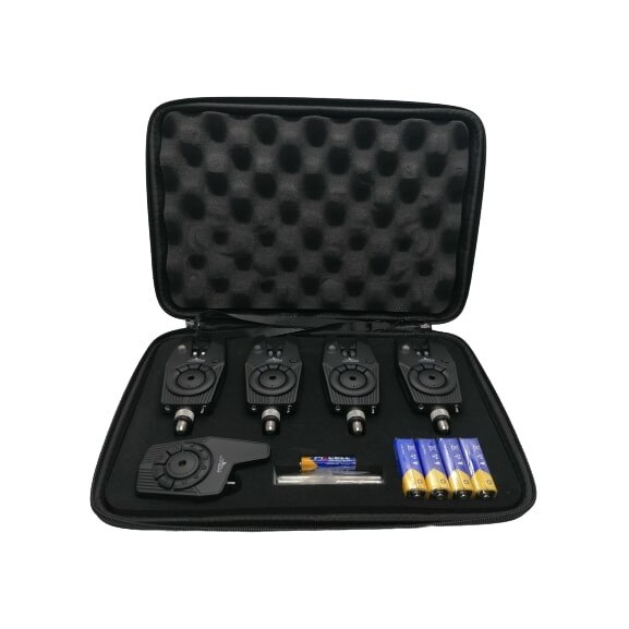 Set 4+1 avertizoare wireless + receptor rezistenti la apa, raza actiune 200m