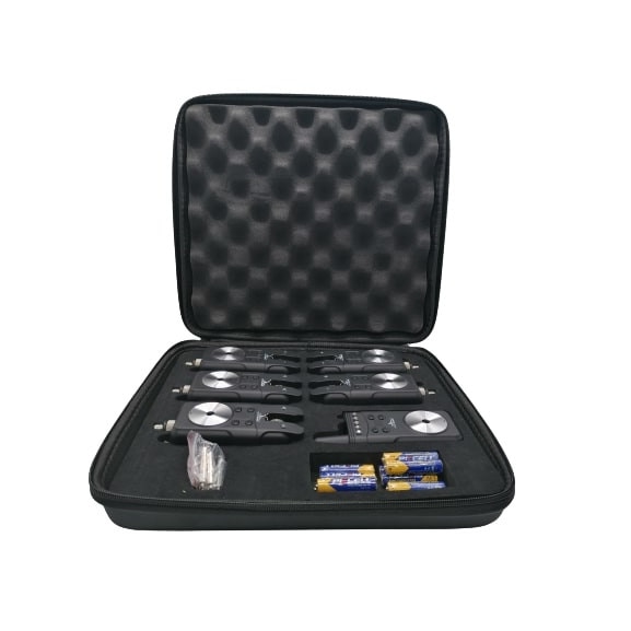 Set 5+1 avertizoare wireless + receptor rezistenti la apa, snagbar detasabil