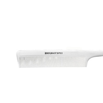 Pieptene pentru par, Denman, maner coada de sobolan, alb, 205 mm Pieptene pentru par, Denman, maner coada de sobolan, alb, 205 mm