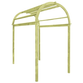 Pergola de gradina, vidaXL, Lemn de pin tratat, 125 x 150 x 235 cm, Verde Pergola de gradina, vidaXL, Lemn de pin tratat, 125 x 150 x 235 cm, Verde