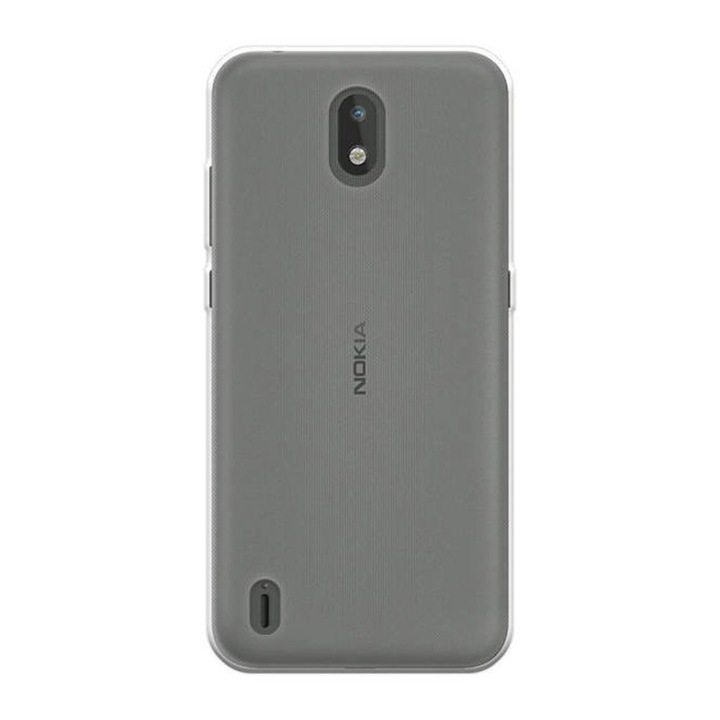 Капак за Nokia 1.3 - Silicon Jelly, UltraSlim, Transparent - iShield®