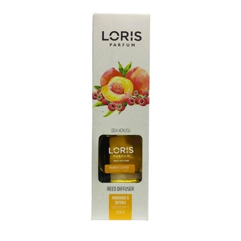 Odorizant camera, Loris, Zmeura si Piersica, 120 ml Odorizant camera, Loris, Zmeura si Piersica, 120 ml