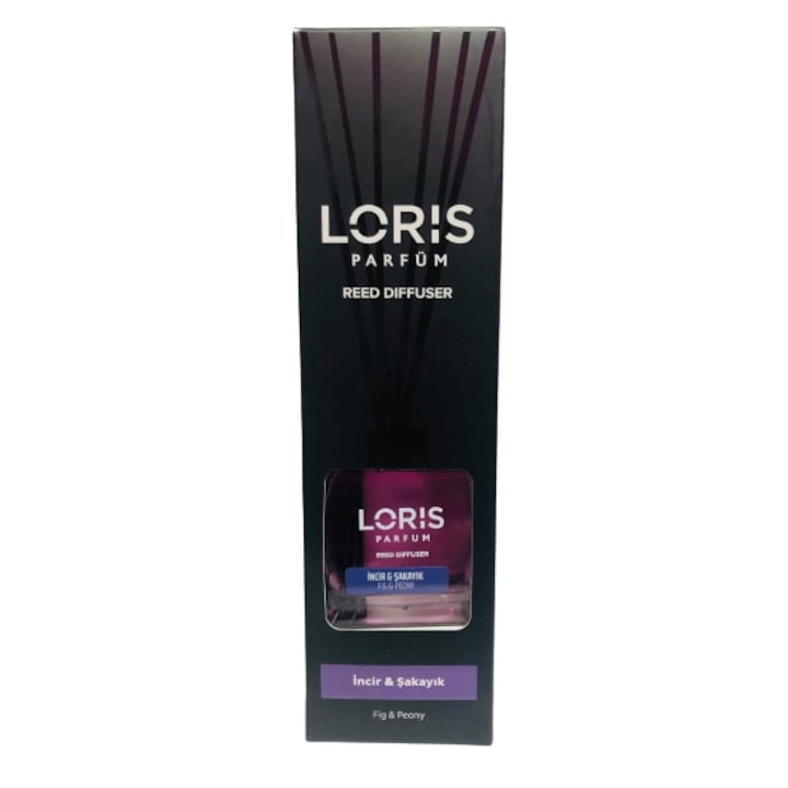 Odorizant camera, Reed Diffuser, Loris, Smochin si Bujor 120 ml