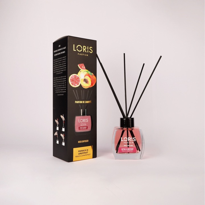 Odorizant camera, Loris, Piersica si Grapefruit, 120 ml