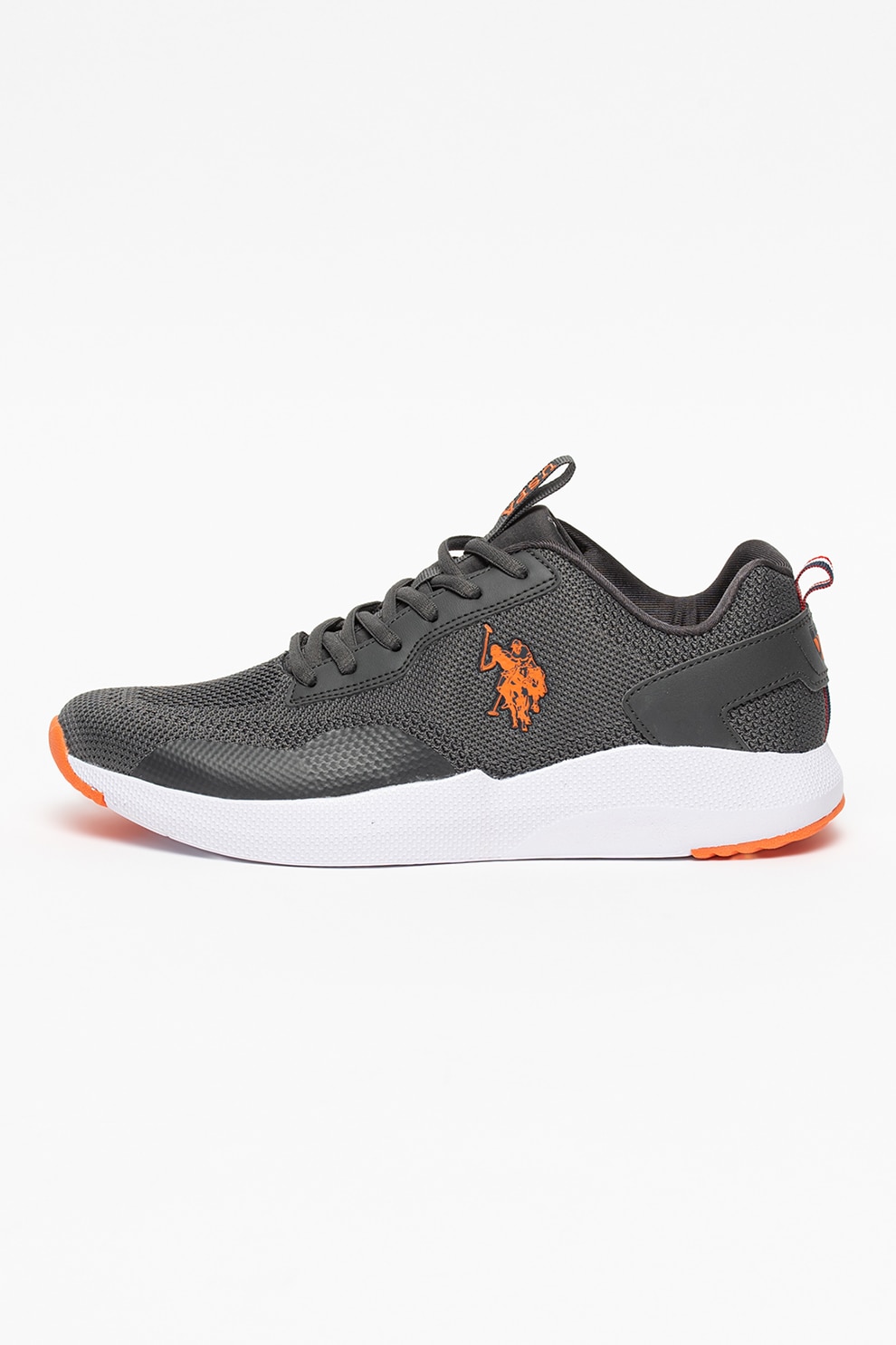 U.S. Polo Assn., Pantofi sport cu insertii de piele ecologica Sam