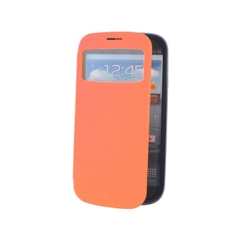 Husa Smart Flap pentru Samsung S7272 Ace 3, orange Husa Smart Flap pentru Samsung S7272 Ace 3, orange