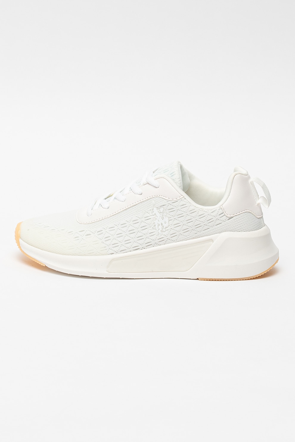 U.S. Polo Assn., Pantofi sport de plasa cu garnituri de piele ecologica Alice