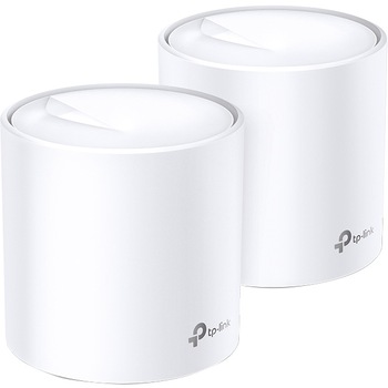 Sistem Mesh Wi-Fi TP-Link Deco X60(2-pack), Dual-Band, Gigabit, AX3000, cu acoperire completă pentru casă Sistem Mesh Wi-Fi TP-Link Deco X60(2-pack), Dual-Band, Gigabit, AX3000, cu acoperire completă pentru casă