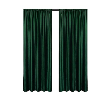 Set doua draperii Catifea Verde Smarald 2x150x260 cm, cu rejansa Set doua draperii Catifea Verde Smarald 2x150x260 cm, cu rejansa