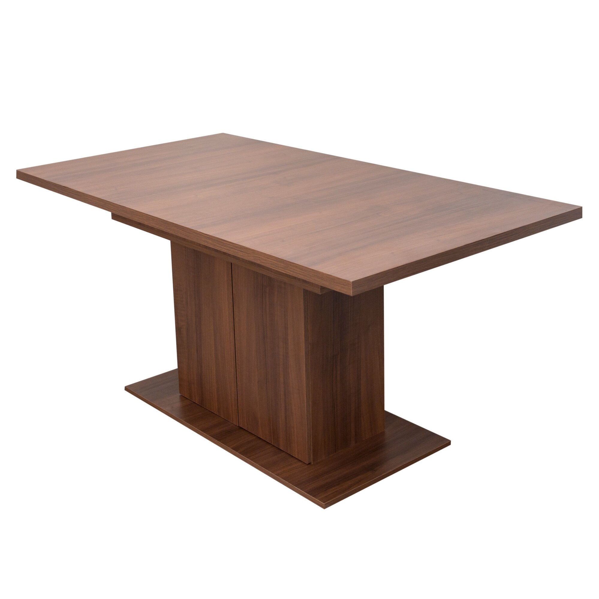 Masa bucatarie fixa YANA, dreptunghiulara, 8 persoane, nuc adria, 160 x 85 x 75 cm