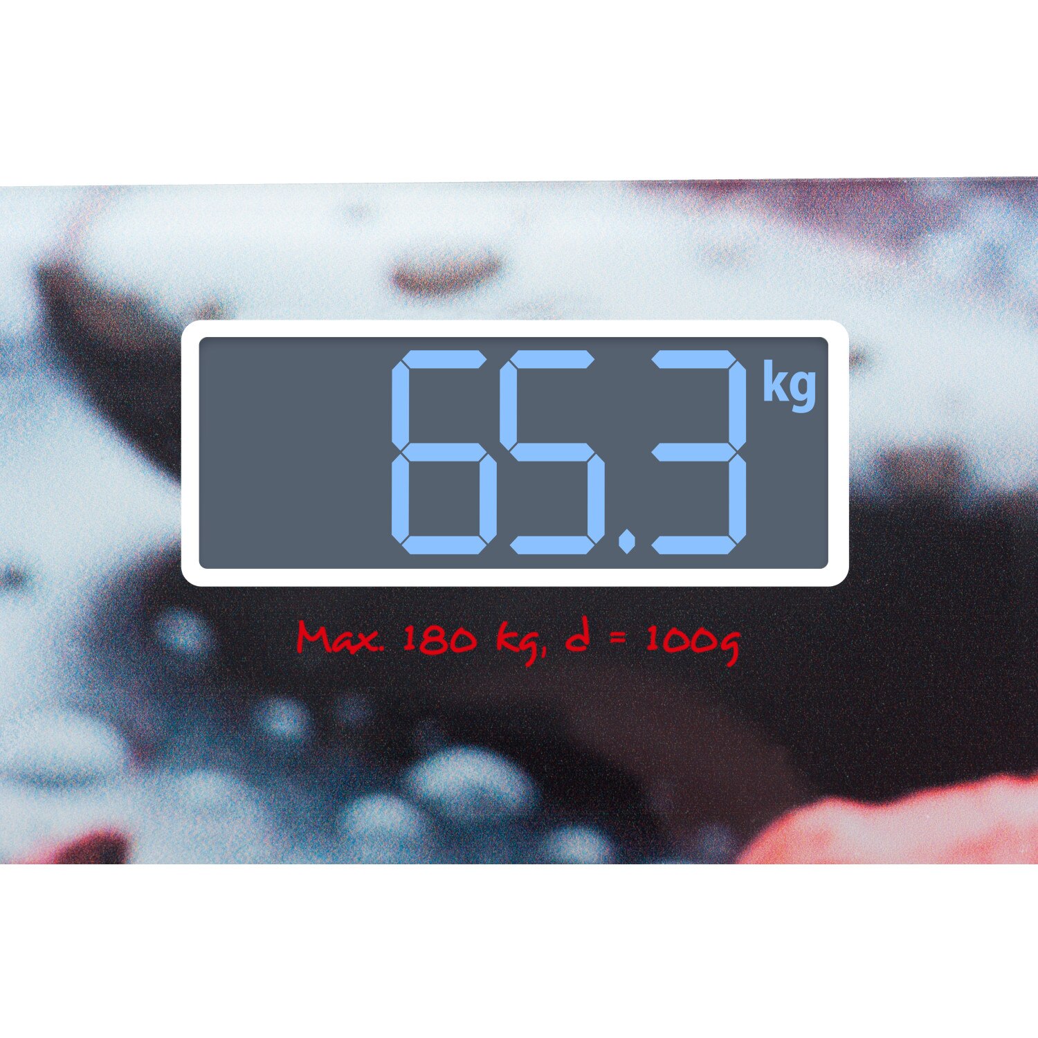 Cantar de persoane GALLET PIERRES NOIRES PEP952, 180Kg, sticla, design ultra subtire 17 mm