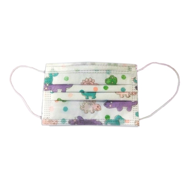 Set 50 masti chirurgiale pentru copii cu print dinozauri, tip IIR - Ann Reeves and Francesca