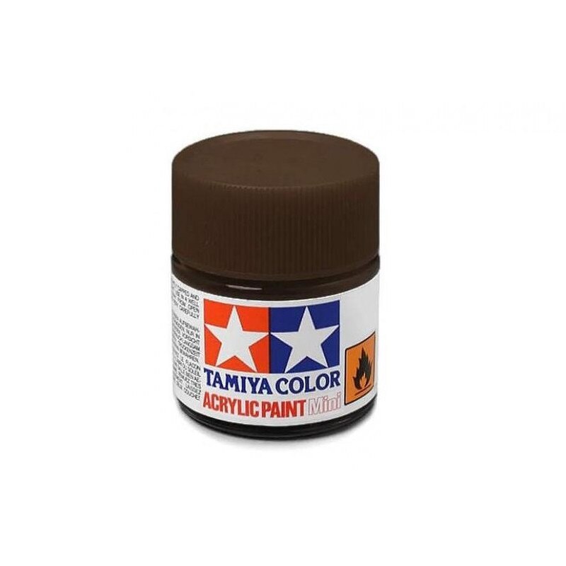 Vopsea acrilica pentru modelism Tamiya Tamiya 81710 XF-10 Flat Brown (matt) 10ml TAM XF101