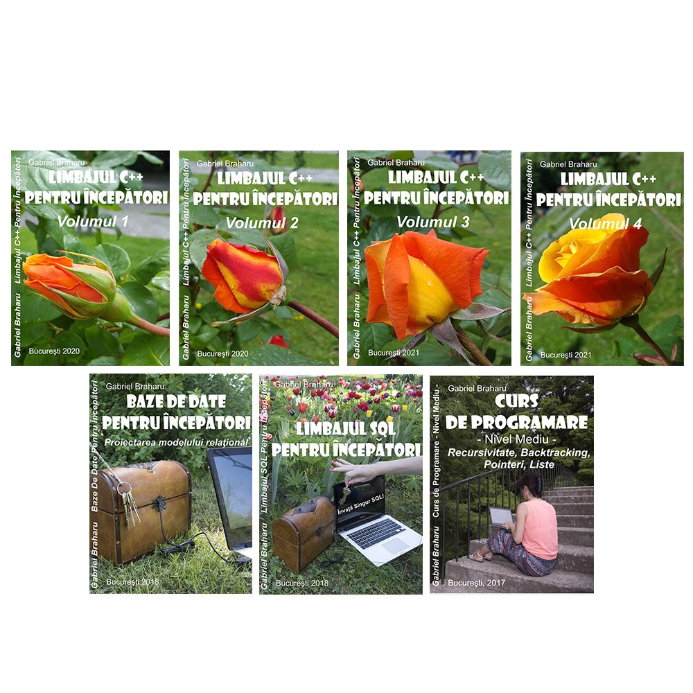 Set de 7 Carti Programare Incepatori (6), Gabriel Braharu, Colectia 