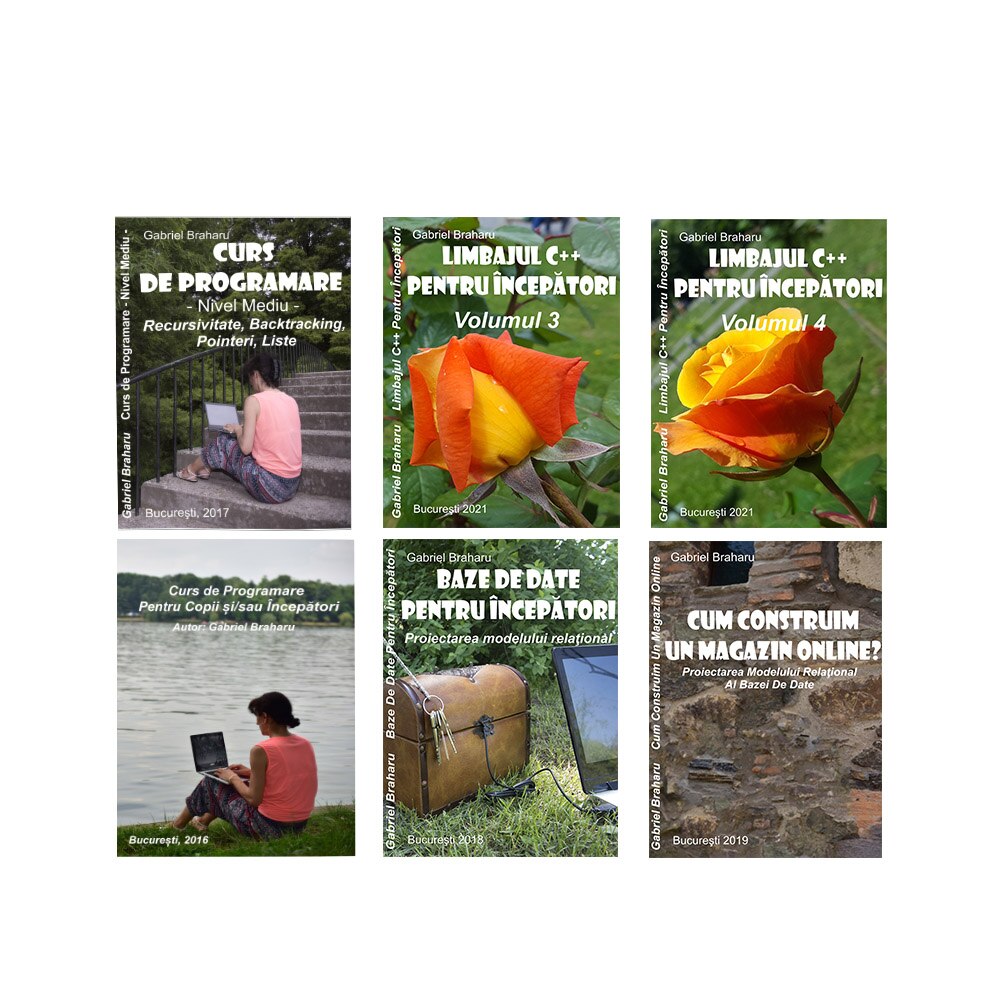 Set de 6 Carti Programare Incepatori (5), Gabriel Braharu, Colectia 