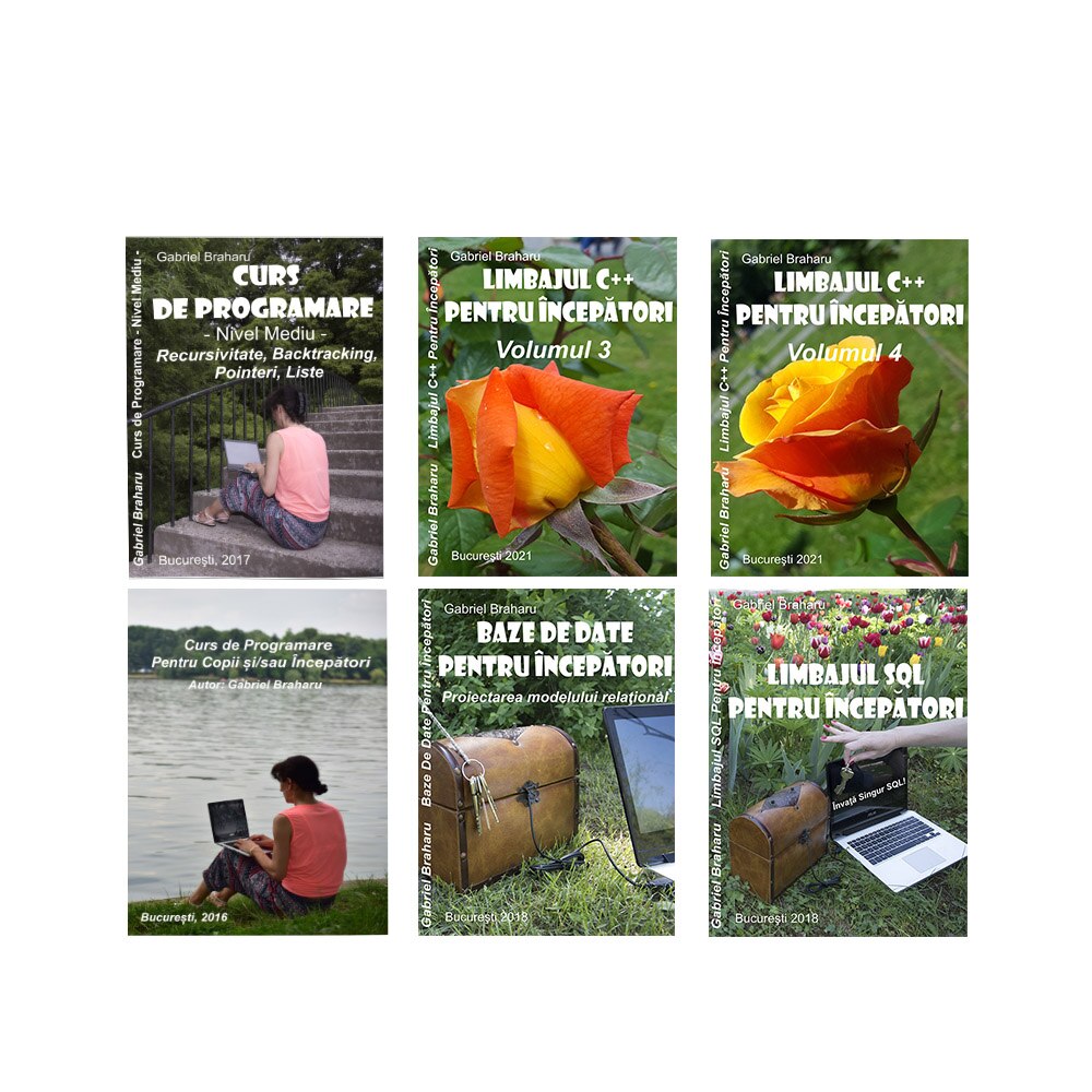 Set de 6 Carti Programare Incepatori (8), Gabriel Braharu, Colectia 
