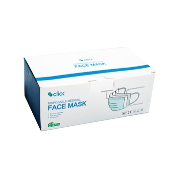 Set 50 masti faciale de unica folosinta, 3 straturi, Certificare Germania Set 50 masti faciale de unica folosinta, 3 straturi, Certificare Germania