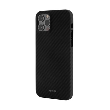 Husa iPhone 12 Mini Vetter Clip-On Ultra Slim Made From Aramid Fiber Kevlar Black Husa iPhone 12 Mini Vetter Clip-On Ultra Slim Made From Aramid Fiber Kevlar Black