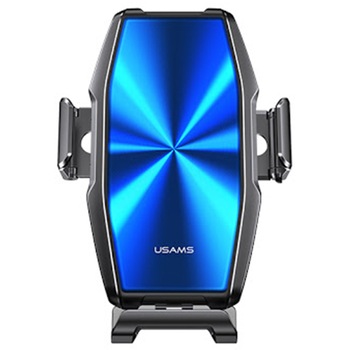 Suport Auto Telefon USAMS Car Holder with Wireless Charging 15W - Gri Suport Auto Telefon USAMS Car Holder with Wireless Charging 15W - Gri