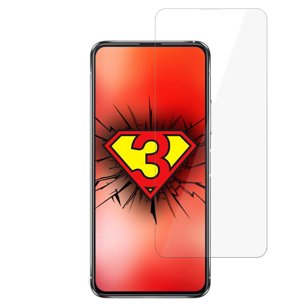 Folie Protectie Sticla Flexibila 3MK Lite pentru Asus Zenfone 7 Pro, Tehnologie Fit in, 6H, 0.16 mm, Transparenta
