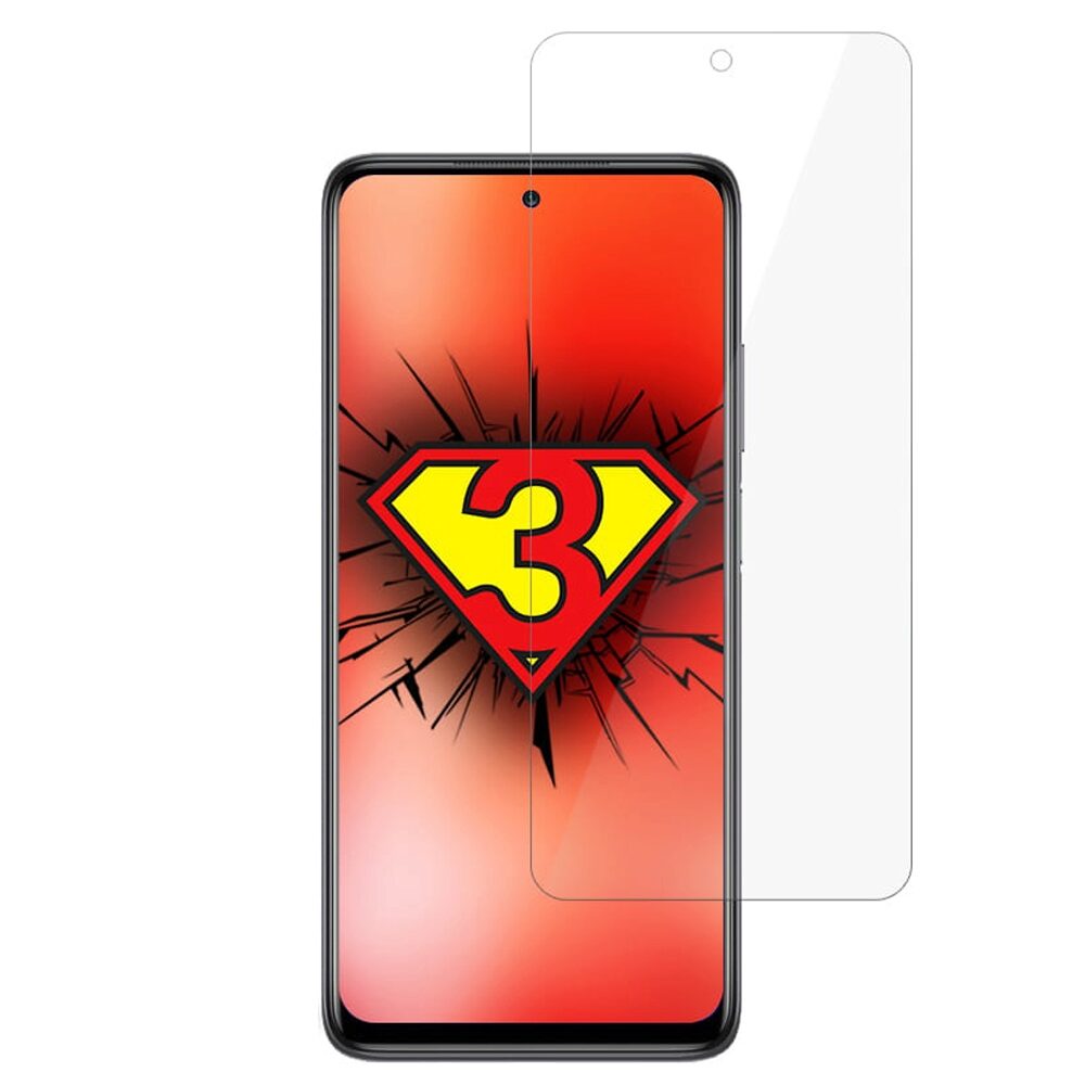 Folie Protectie Sticla Flexibila 3MK Lite pentru Xiaomi Mi 10T Lite, Tehnologie Fit in, 6H, 0.16 mm, Transparenta