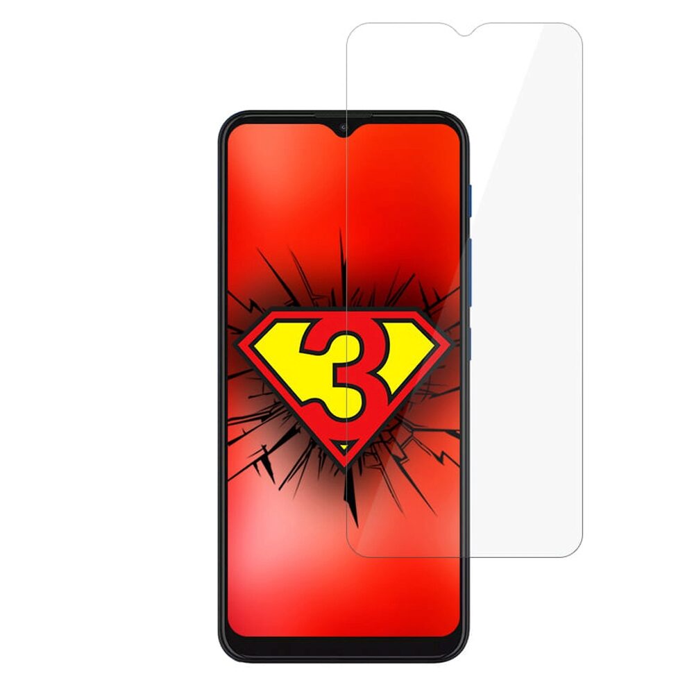 Folie Protectie Sticla Flexibila 3MK Lite pentru Motorola Moto E7 Plus, Tehnologie Fit in, 6H, 0.16 mm, Transparenta