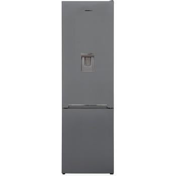 Combina frigorifica Heinner HC-V286SWDF+, 286 l, Clasa F, Dozator apa, Less frost, H 180 cm, Argintiu Combina frigorifica Heinner HC-V286SWDF+, 286 l, Clasa F, Dozator apa, Less frost, H 180 cm, Argintiu