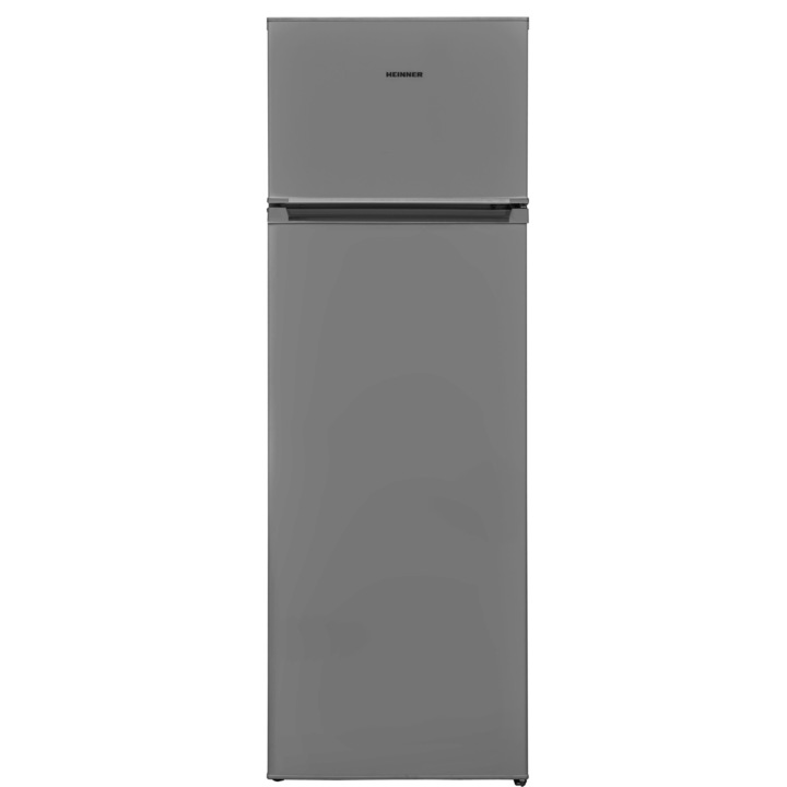 Хладилник с 2 врати Heinner HF-V240SF+, 242 л, Клас F, Less Frost, H 160 см, Сребрист