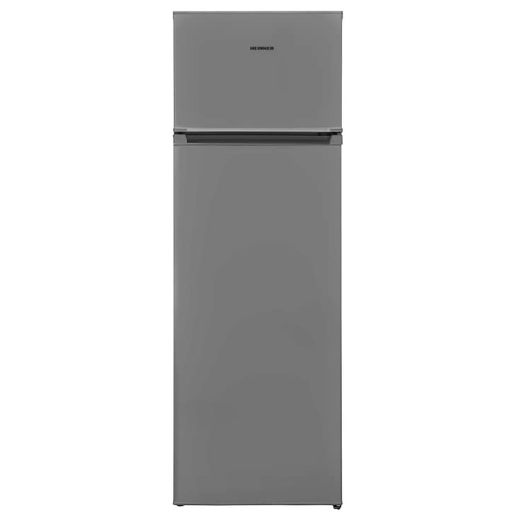 Heinner HF-V240SF+ Kétajtós hűtőszekrény, M:160cm, 242L, F energiaosztály, ezüst