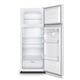 Heinner HF-205WDF+ Kétajtós hűtőszekrény, M:143cm, 205L, F energiaosztály, fehér