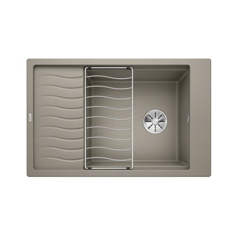 Chiuveta bucatarie, Blanco Elon XL 6 S, din silgranit PD trufe, 78 x 50 x 19 cm, grilaj scurgere si sifon cu ventil incluse, fara excentric Chiuveta bucatarie, Blanco Elon XL 6 S, din silgranit PD trufe, 78 x 50 x 19 cm, grilaj scurgere si sifon cu ventil incluse, fara excentric